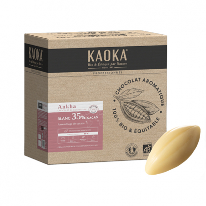 Cabosses de chocolat blanc bio 35% - Vrac 5kg