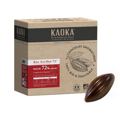 Cabosses de chocolat noir bio 72% - Vrac 5kg