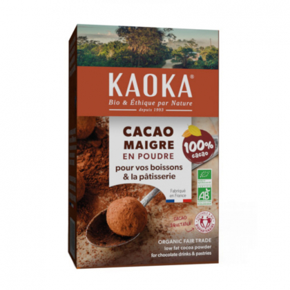 Cacao maigre en poudre bio 10-12% - 250g