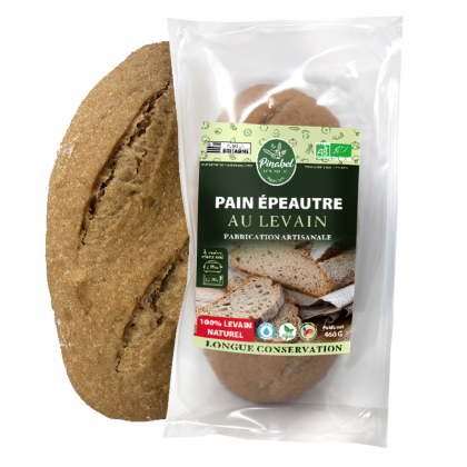 Pain bio à l'épeautre et levain naturel - 460g
