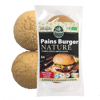 Pain bio pour burger x4 - 250g