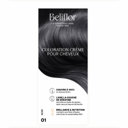 Coloration crème n°1 - Noir - Étui de 135ml