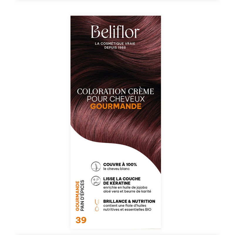 Coloration crème n°39 - Pain d'épices - Étui de 135ml