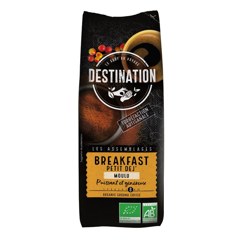 Café bio Breakfast moulu - 250g