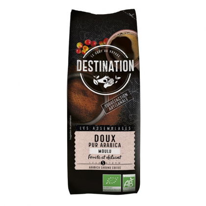Café bio doux pur arabica moulu - 250g