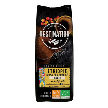 Café bio et équitable moka pur arabica - Éthiopie - 250g