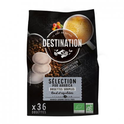 Café bio et équitable Sélection pur arabica - 36 dosettes Senseo®