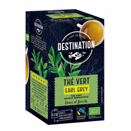 Thé vert bio Earl Grey - 20 infusettes