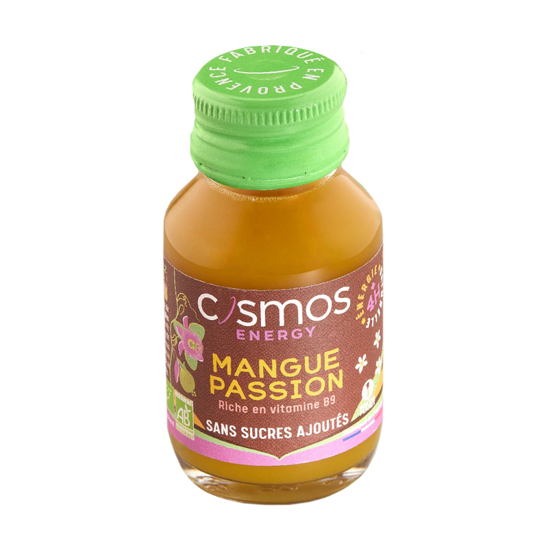 Cosmos Energy - Mangue et fruit de la passion bio - 52ml