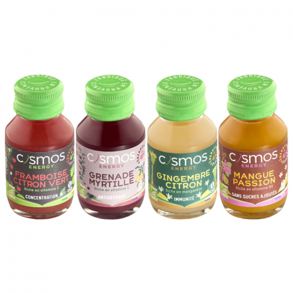 Pack découverte Cosmos Energy - 4x52ml