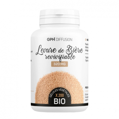 Levure de bière revivifiable - 200 gélules