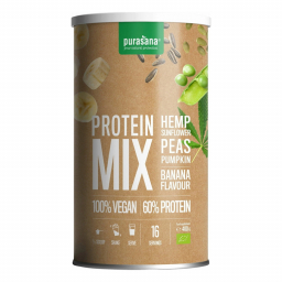 Protéine de pois, tournesol, chanvre et potiron - Banane - 400g