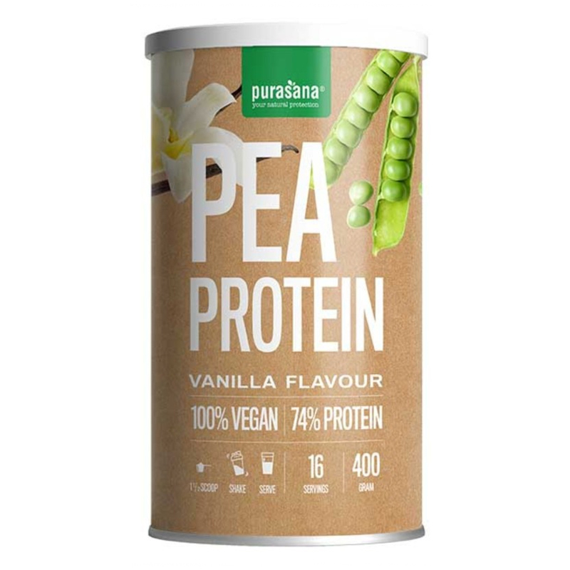 Protéine de pois bio à la vanille - 400g