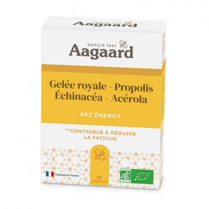 Api'Energy - Ampoules énergétiques à la propolis - 10 ampoules