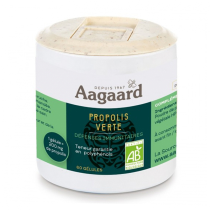 Propolis verte bio dosée à 200mg - 60 gélules