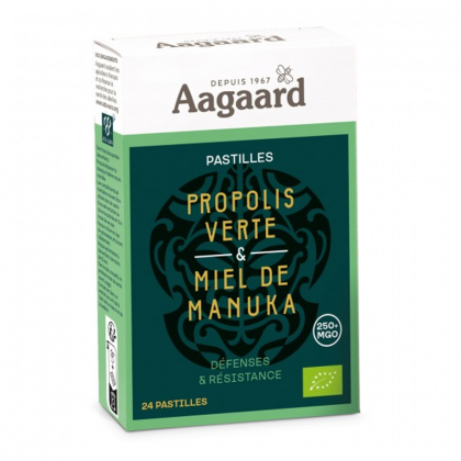 Pastilles à la propolis verte et au miel de Manuka - 24 pastilles