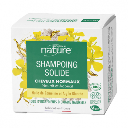 Shampoing solide pour cheveux normaux - 80ml