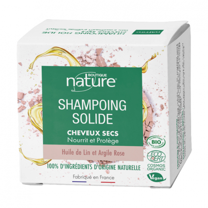 Shampoing solide pour cheveux secs - 80ml
