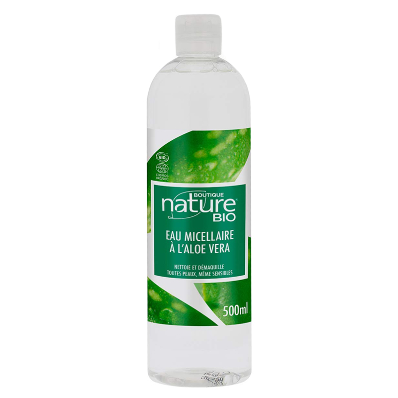 Eau micellaire à l'aloe vera - 500ml