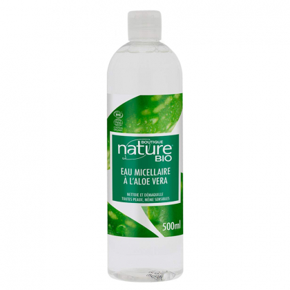 Eau micellaire à l'aloe vera - 500ml