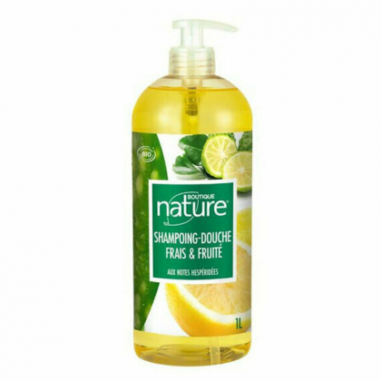 Shampoing douche frais et fruité - 1L