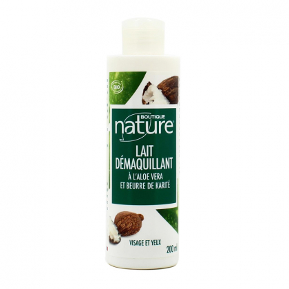 Lait démaquillant à l'aloe vera - 200ml