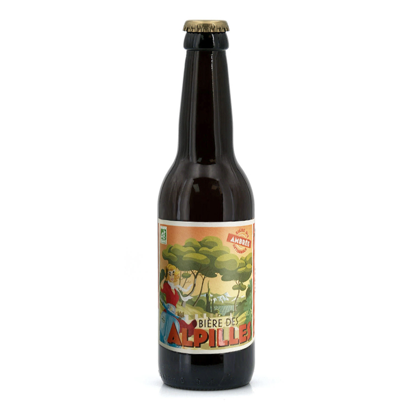 Bière des Alpilles ambrée bio - 33cl