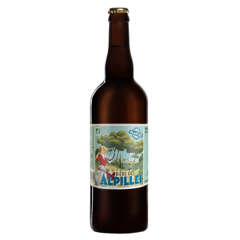 Bière des Alpilles blanche bio - 75cl