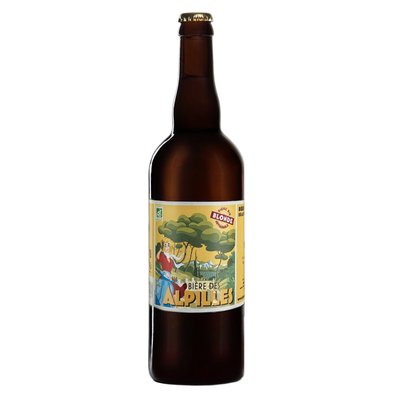 Bière des Alpilles blonde bio - 75cl