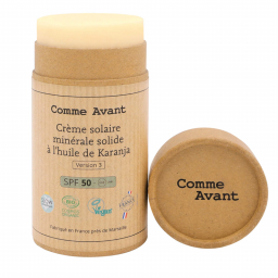 Crème solaire solide minérale SPF50 - 80g
