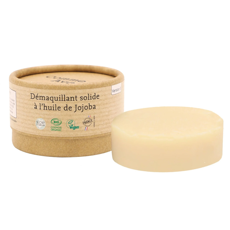 Démaquillant solide à l'huile de jojoba bio - 40g