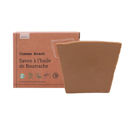 Savon pour peaux sèches à l'huile de bourrache bio - 100g