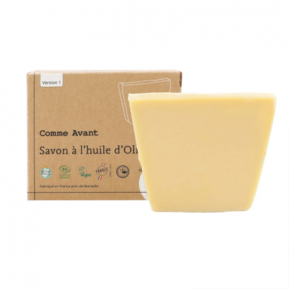 Savon pour peaux fragiles à l'huile d'olive bio - 100g
