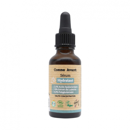Sérum visage bio - Hydratant - 30ml