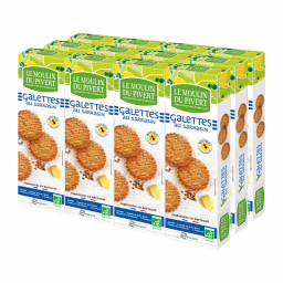 Galettes bretonnes au sarrasin bio - Lot de 12x100g
