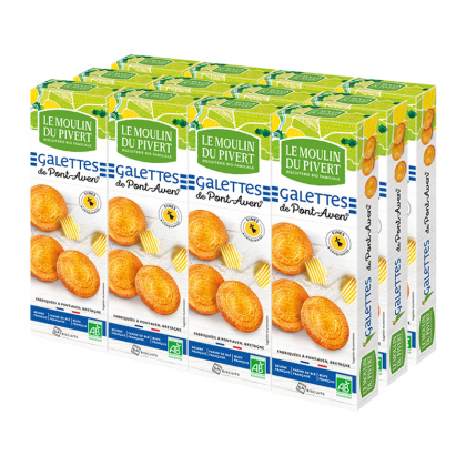 Galettes de Pont Aven bio - Lot de 12x100g