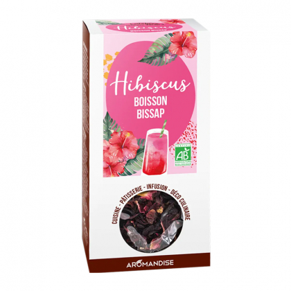 Fleurs d'hibiscus pour boisson et cuisine - 80g