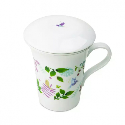 Mug tisanière Eden en porcelaine - 250ml