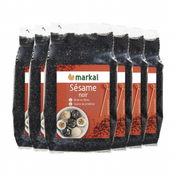 Sésame noir bio - Lot de 6x250g