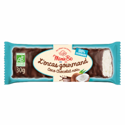 Barre à la noix de coco et chocolat noir bio - 35g
