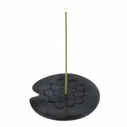 Porte encens en pierre - Lotus
