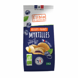 Biscuits bio fourrés à la myrtille - 150g