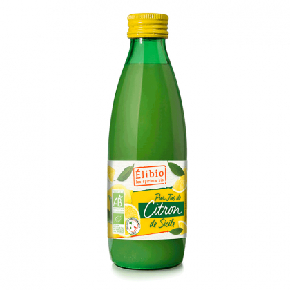 Pur jus de citron de Sicile bio - 250ml