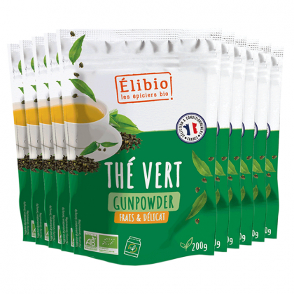 Thé vert Gunpowder bio - Lot de 10x200g