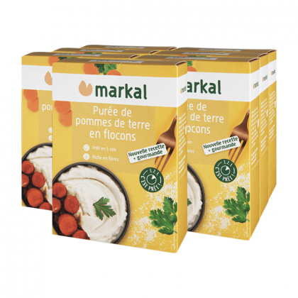 Flocons de pomme de terre bio - Spécial purée - Lot de 7x250g