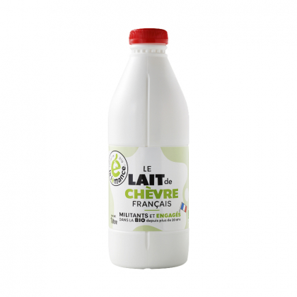 Lait de chèvre bio stérilisé - Origine France - 1L