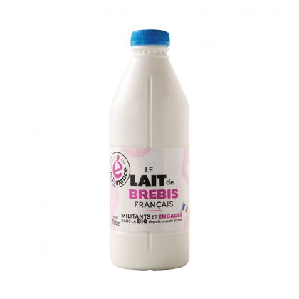Lait de brebis bio entier - Origine France - 1L