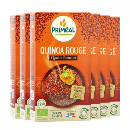 Quinoa rouge bio - Lot de 6x500g