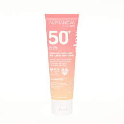 Crème solaire visage SPF50+ bio - 50ml