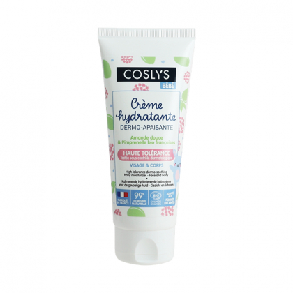 Crème hydratante bébé apaisante à l'amande douce et pimprenelle bio - 75ml